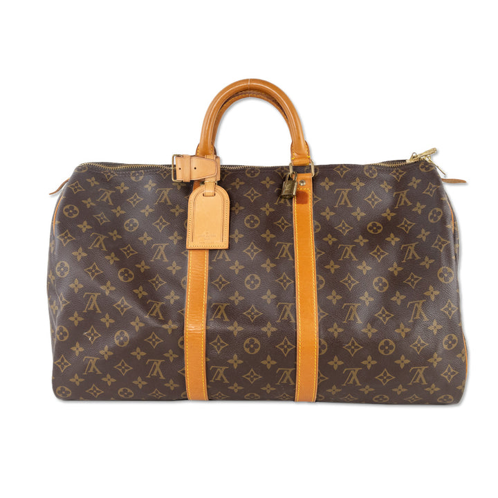 Louis Vuitton Monogram Canvas Keepall Bandoulière 50