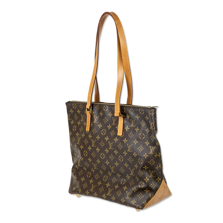 Louis Vuitton Monogram Coated Canvas Cabas Mezzo Tote Bag