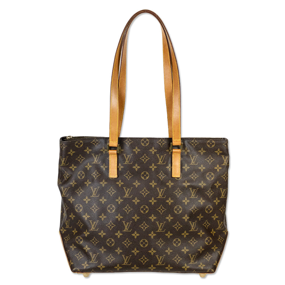 Louis Vuitton Monogram Coated Canvas Cabas Mezzo Tote Bag