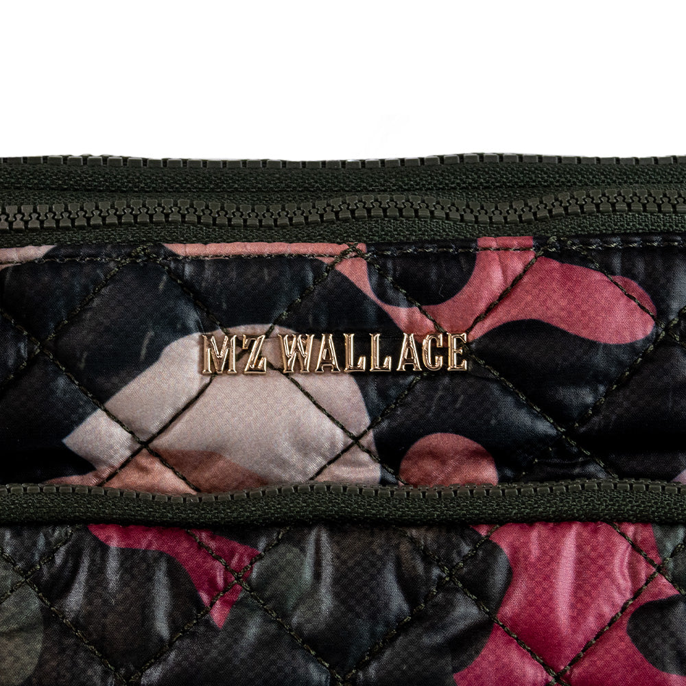 MZ WALLACE NYLON PRINTED CROSSBODY BAG