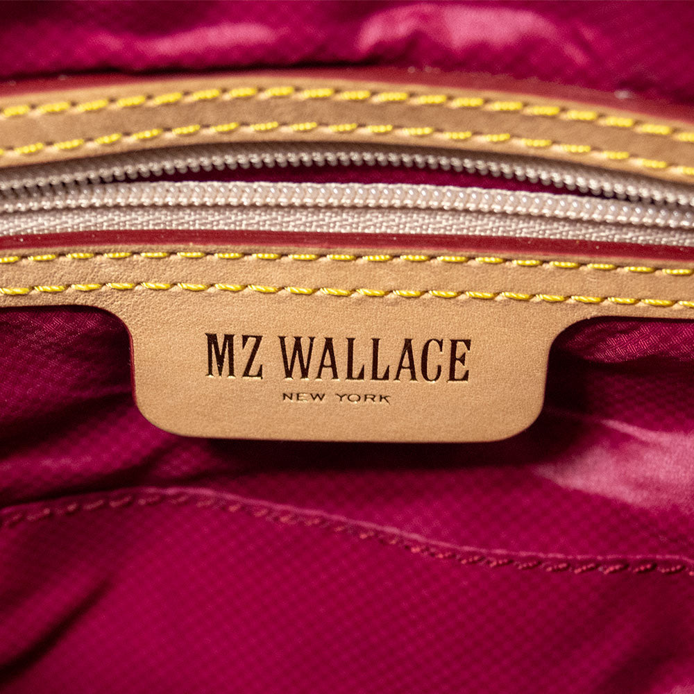 MZ WALLACE NYLON PRINTED CROSSBODY BAG