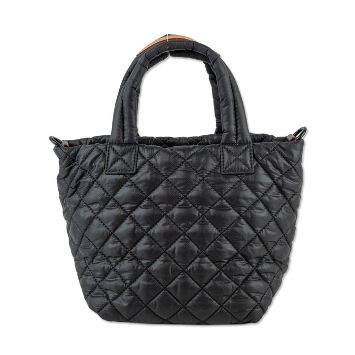 MZ Wallace Black Metro Deluxe Petite Tote Bag