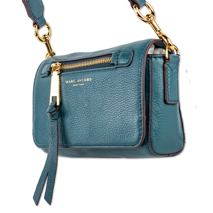 Marc Jacobs Teal Leather Crossbody Bag