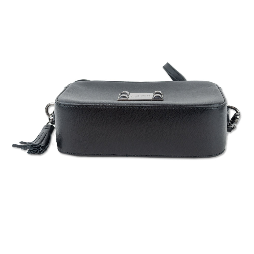 Mario Valentino Black Leather Shoulder Bag