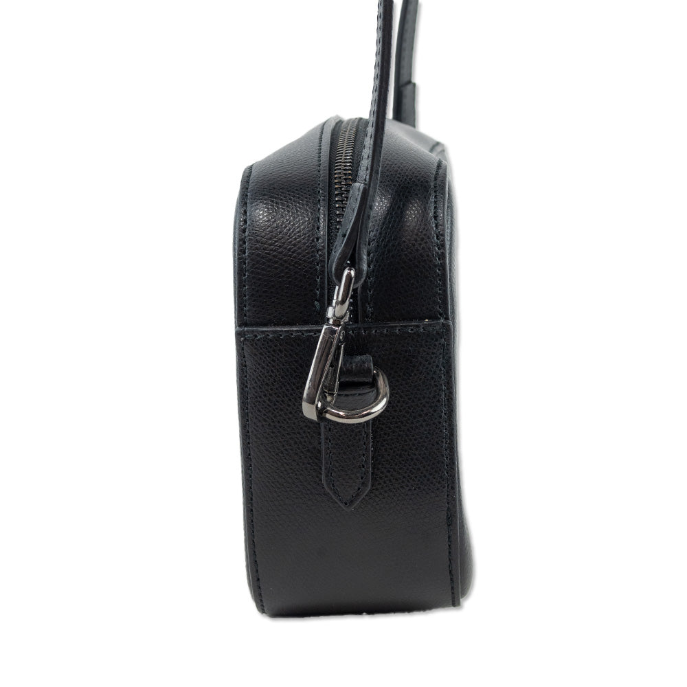 Mario Valentino Black Leather Shoulder Bag