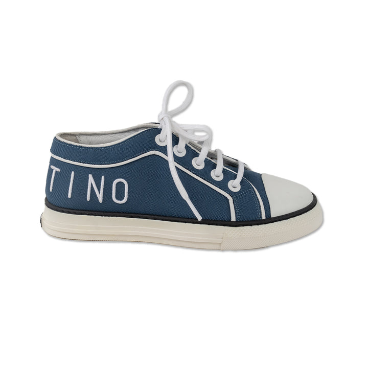 Mario Valentino Blue Low-Top Sneakers