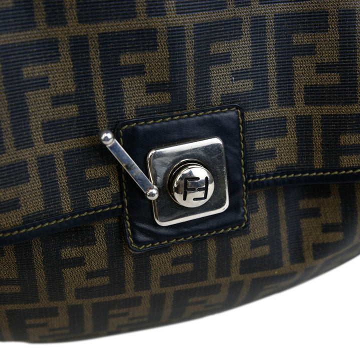 Fendi Vintage Zucca Coated Canvas Crossbody Bag