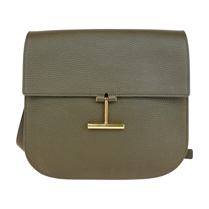 Tom Ford Tara Olive Leather Crossbody Bag