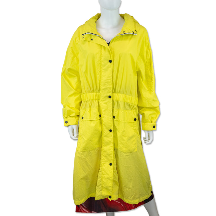 Moose Knuckles Neon Yellow Trench Coat