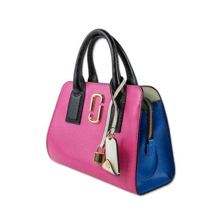 Marc Jacobs Leather Color Block Top Handle Tote