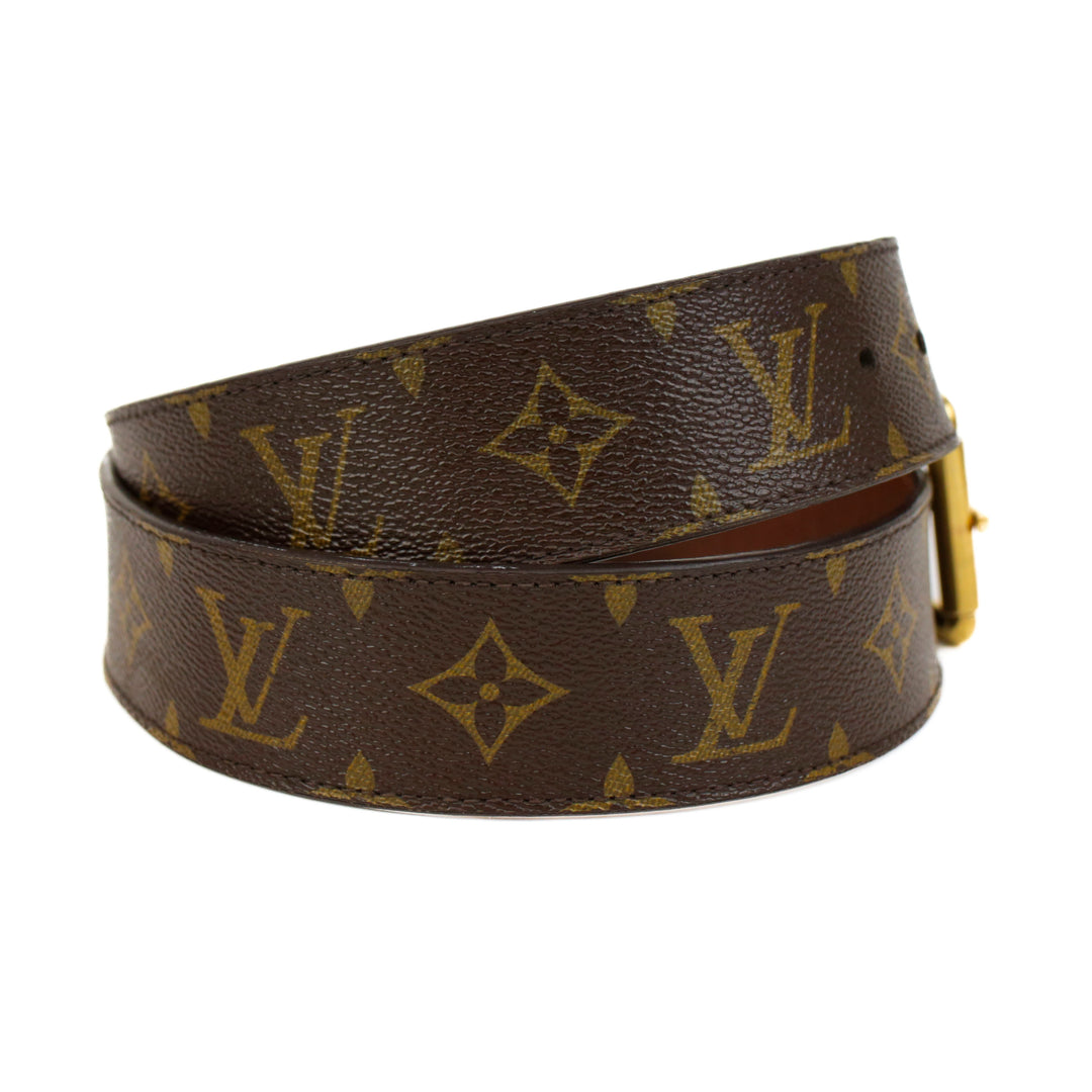 Louis Vuitton Monogram Coated Canvas Belt