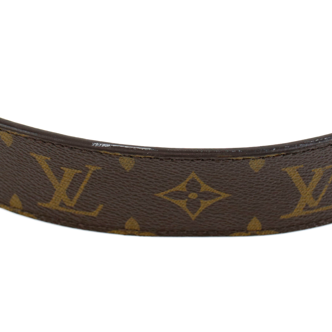 Louis Vuitton Monogram Coated Canvas Belt