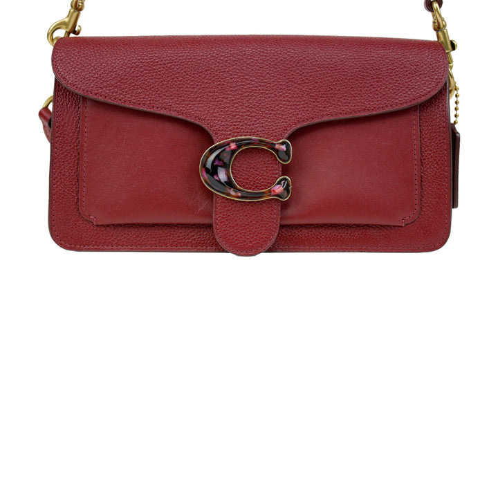 Coach Tabby Burgundy Leather Shoulder Bag