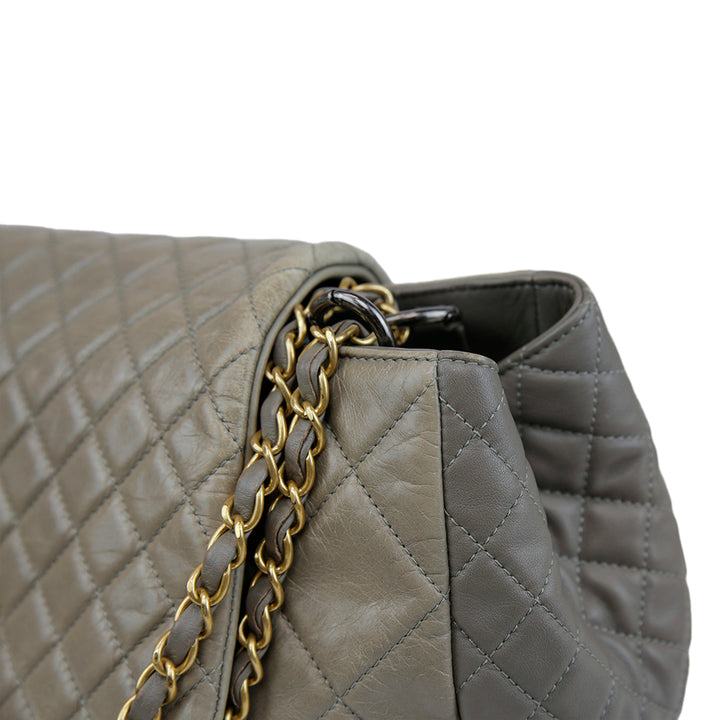 Chanel Gray Reissue Accordion Flap Bag