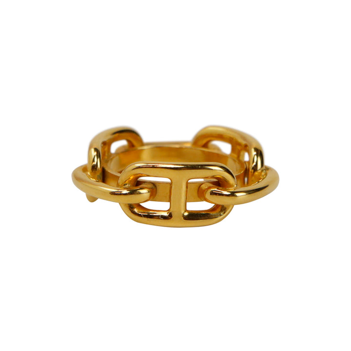 Hermès Gold Regate Scarf Ring