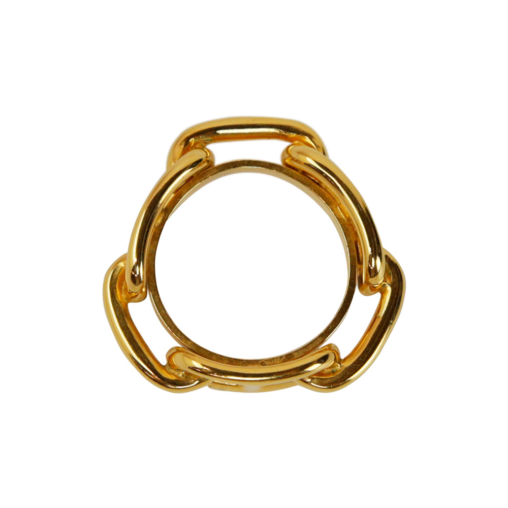 Hermès Gold Regate Scarf Ring