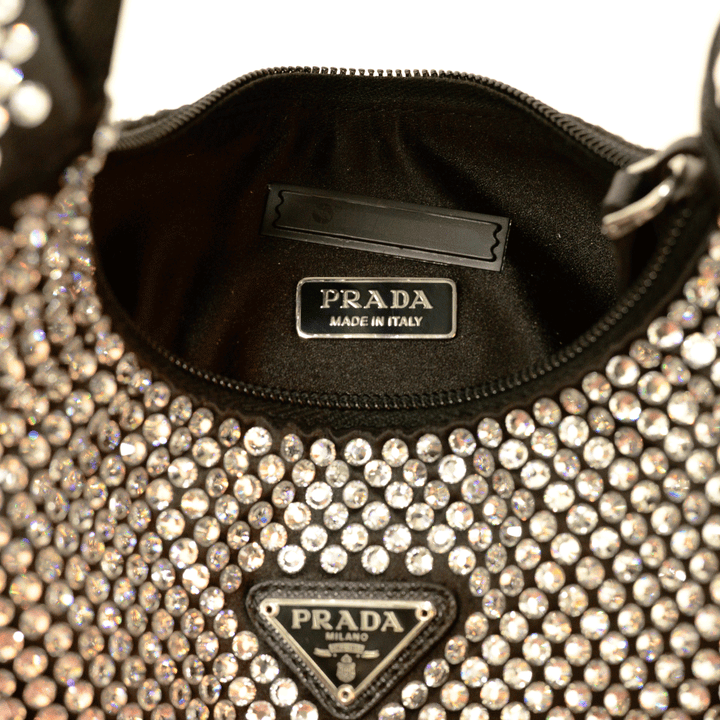 PRADA CRYSTAL RE-EDITION 2000 MINI HOBO