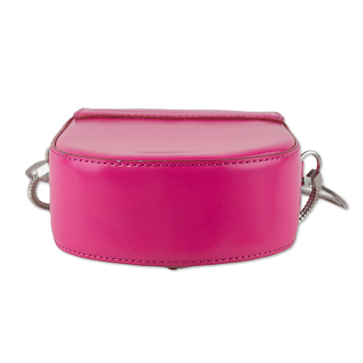 Phillip Lim Pink Leather Soleil Mini Case with Silver Straps