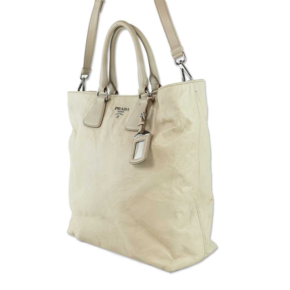 Prada Nappa Antique Shopping Tote