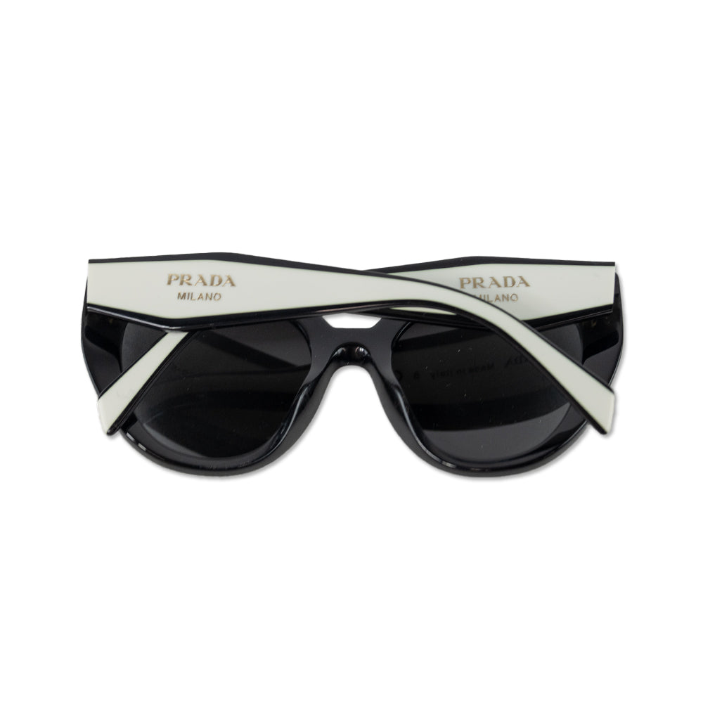 Prada Two-Tone Acetate Cat-Eye Sunglasses