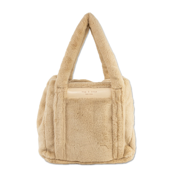 Rag & Bone Tan Faux Fur Tote