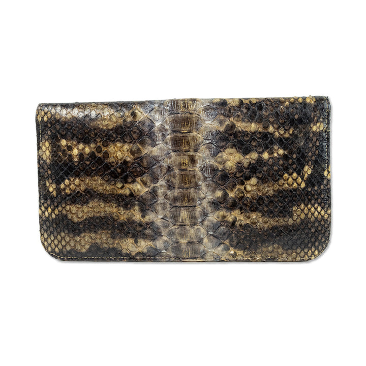 Rasheda Faux Snakeskin Clutch