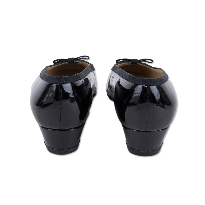 Silvia Fiorentina Black Patent Leather Loafers