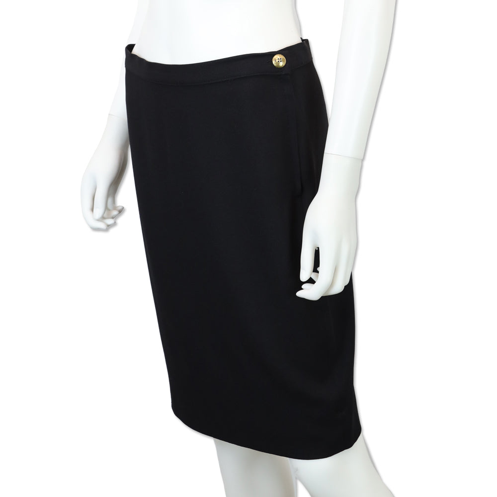 Sonia Rykiel Black Midi Pencil Skirt