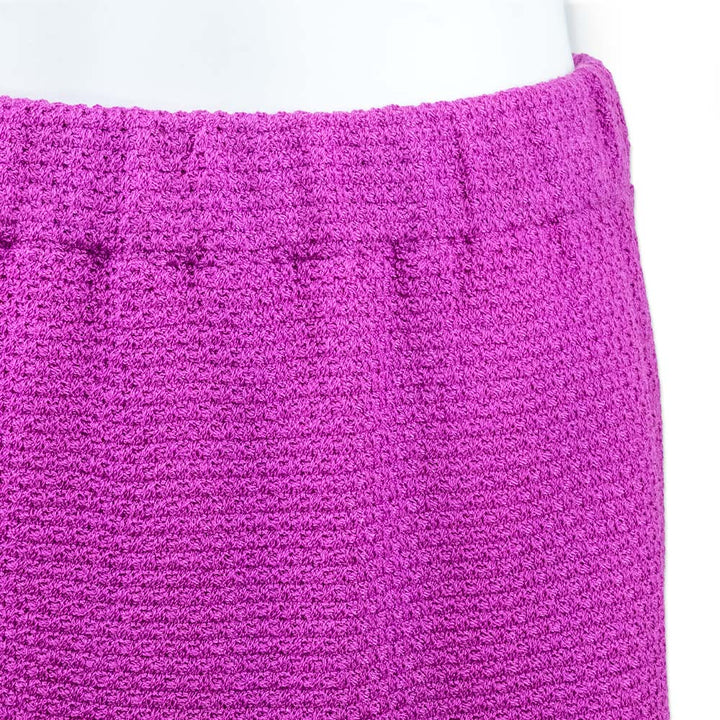 St. John Pink Knit Midi Skirt