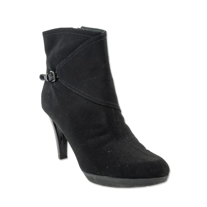 Stuart Weitzman Black Gore-Tex Ankle Booties