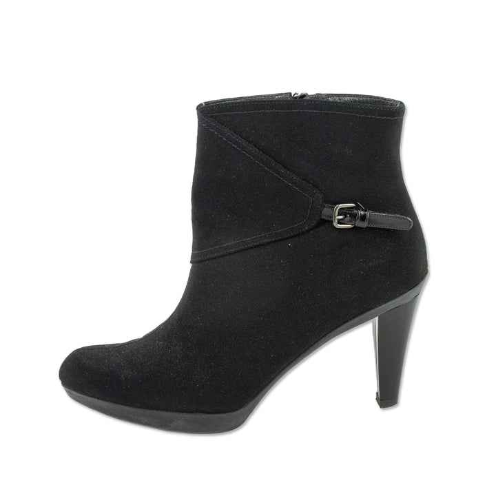 Stuart Weitzman Black Gore-Tex Ankle Booties