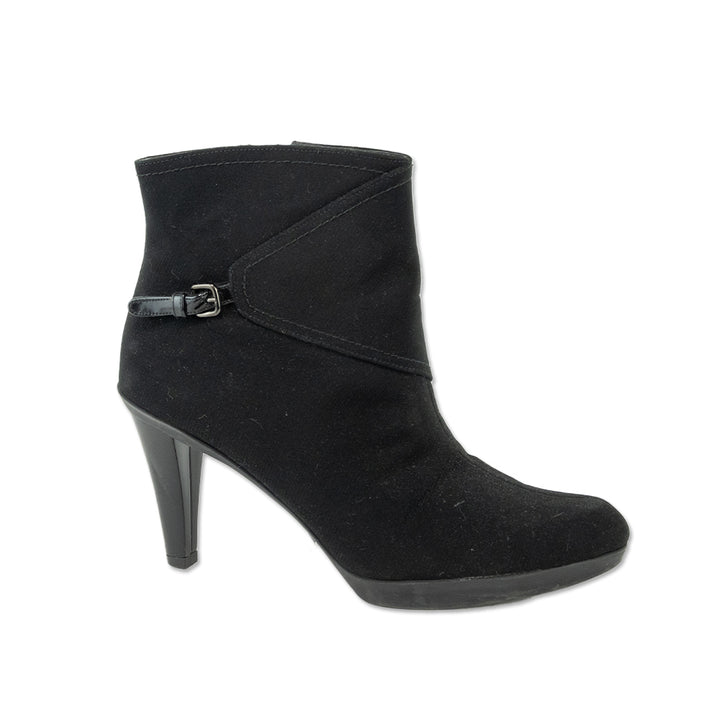 Stuart Weitzman Black Gore-Tex Ankle Booties