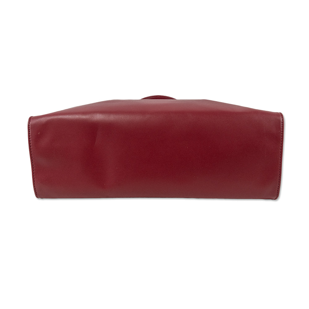 Telfar Medium Oxblood Shopping Bag