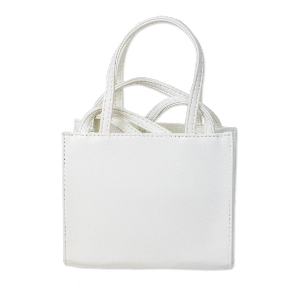 Telfar White Small Shopping Tote