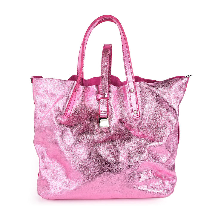 Tiffany & Co. Pink Reversible Small Tote Bag