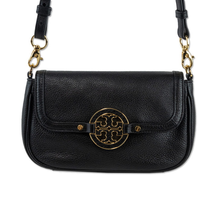 Tory Burch Amanda Leather Logo Crossbody Bag