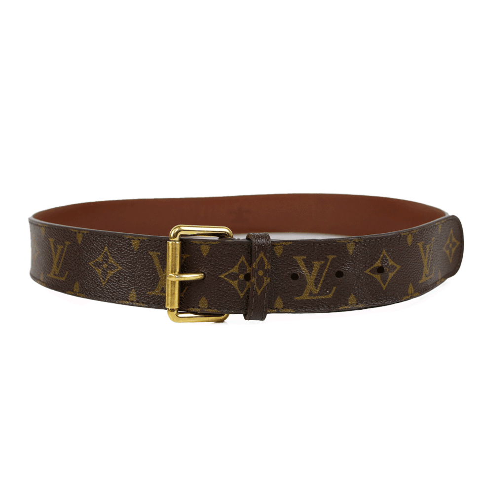 Louis Vuitton Monogram Coated Canvas Belt