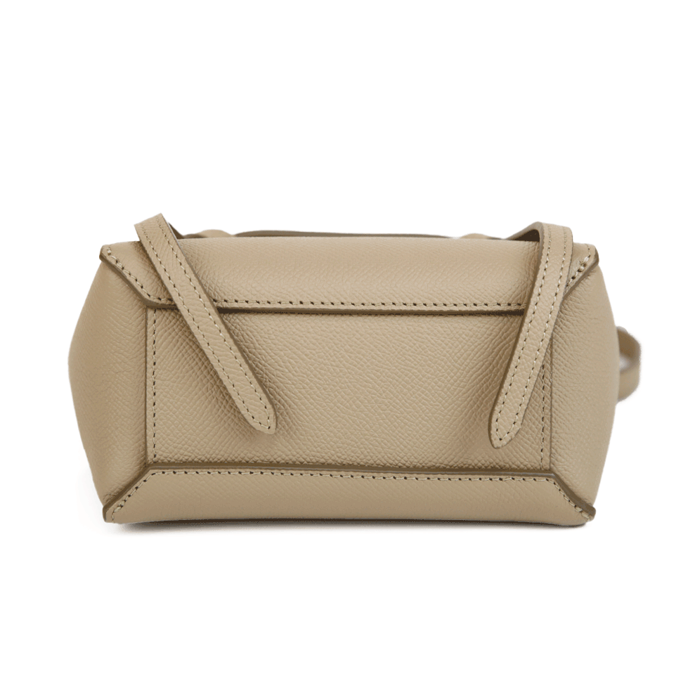 Celine Light Taupe Leather Pico Belt Bag