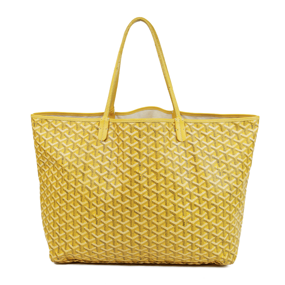 Goyard Yellow Coated Canvas St. Louis GM Tote Bag'