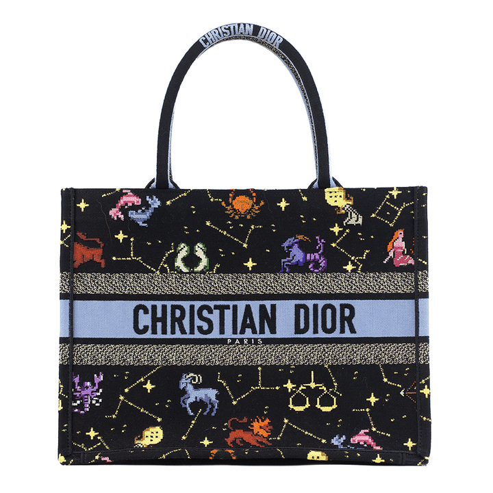 Christian Dior Pixel Zodiac Medium Book Tote