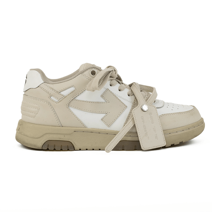 Off-White Out Of Office Beige & White Sneakers