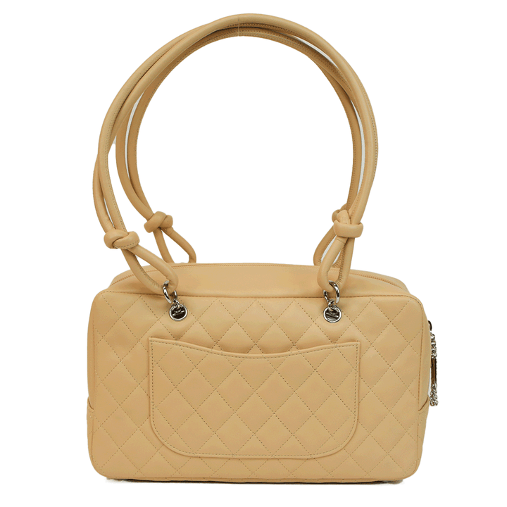 Chanel Nude Medium Ligne Cambon Bowler Bag