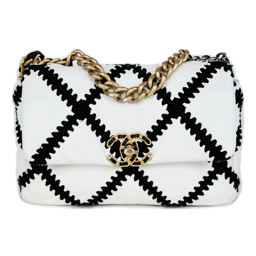 Chanel 19 Medium Crochet Flap Bag