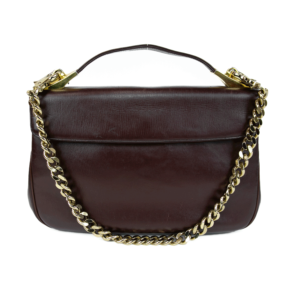 Christian Dior Vintage Burgundy Shoulder Bag