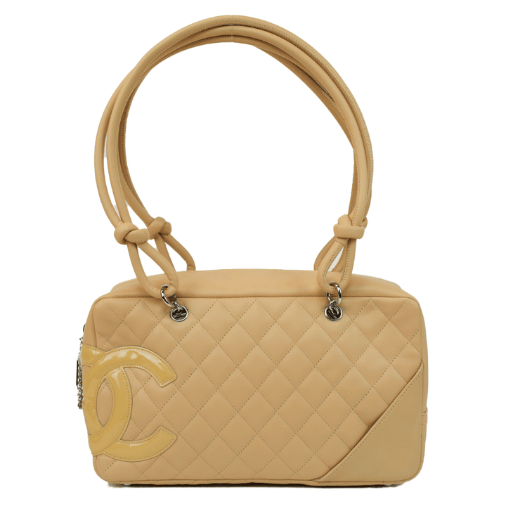 Chanel Nude Medium Ligne Cambon Bowler Bag