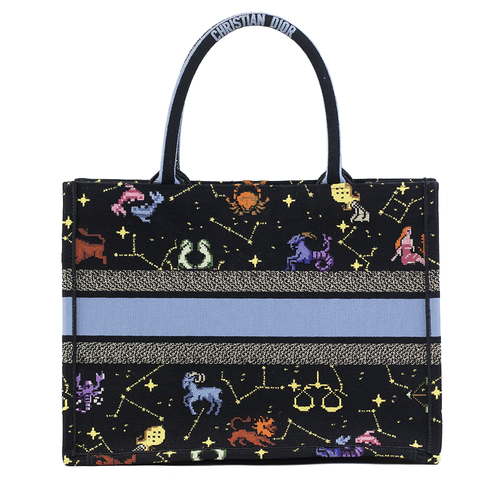 Christian Dior Pixel Zodiac Medium Book Tote