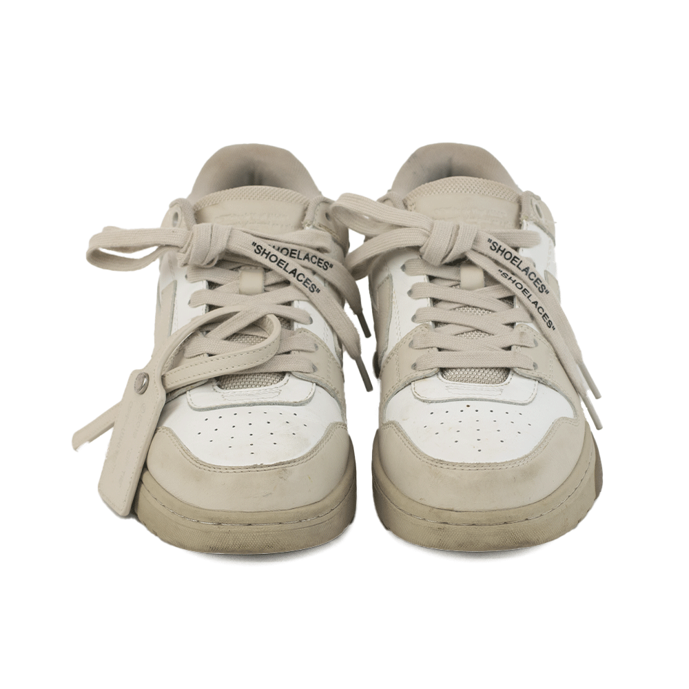 Off-White Out Of Office Beige & White Sneakers