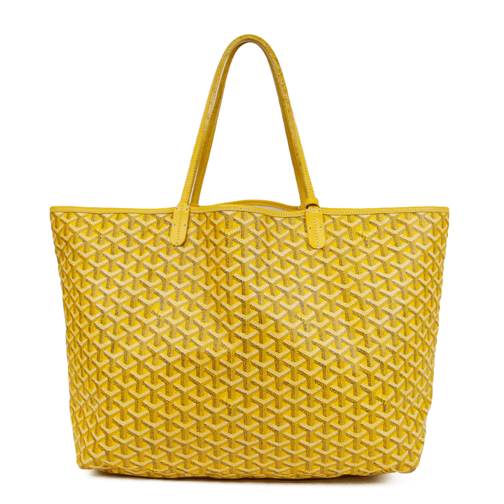 Goyard Yellow Coated Canvas St. Louis GM Tote Bag