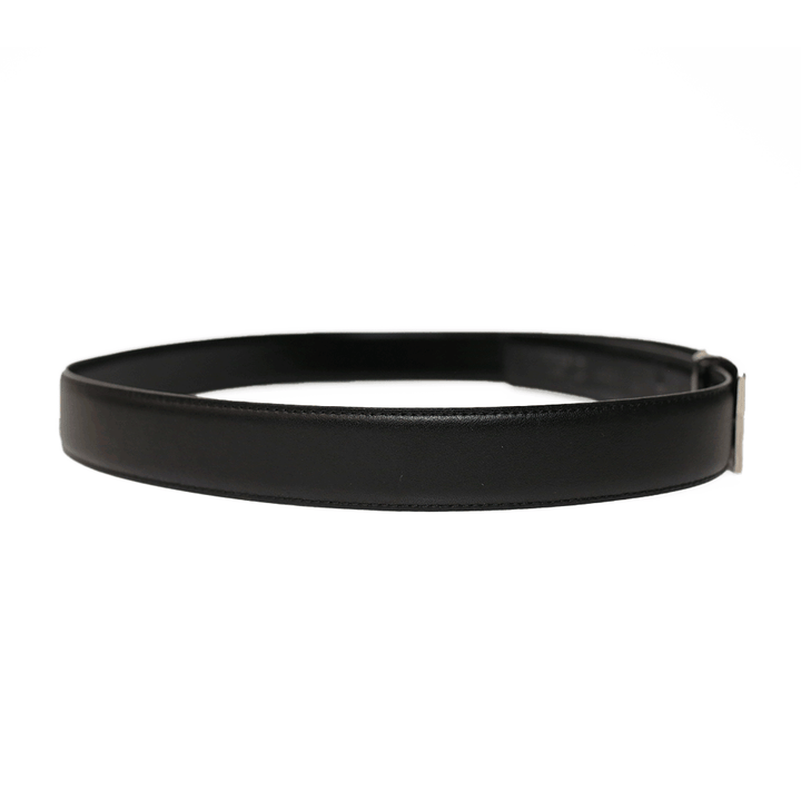 Gianni Versace Black Leather Vintage Belt