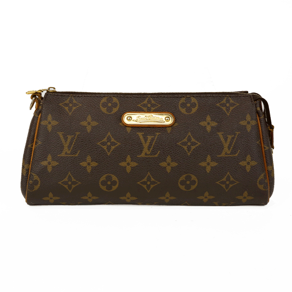 Louis Vuitton Monogram Coated Canvas Eva Pochette